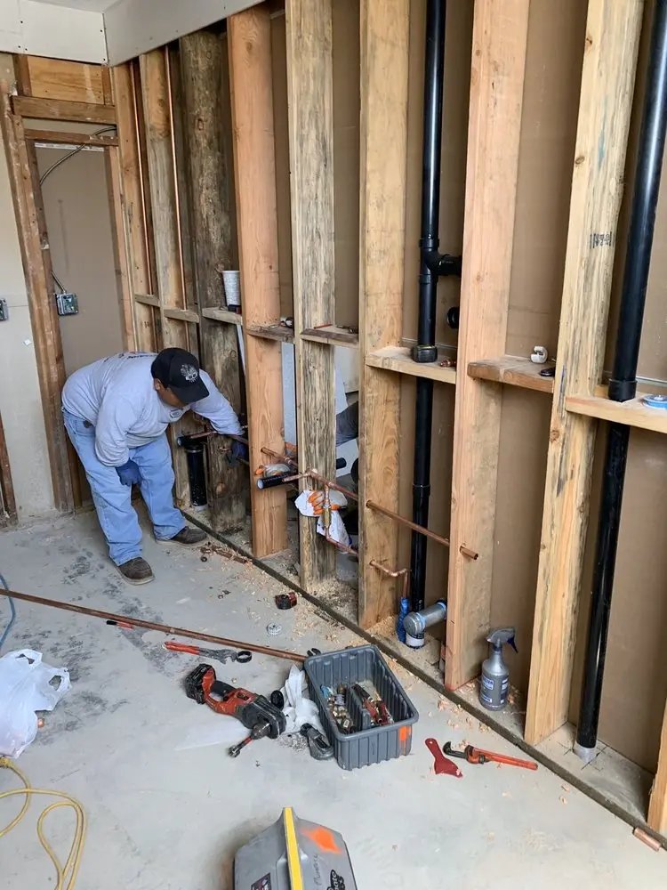 Commercial rough-in plumbing for Gas Line Repair in Dock Junction